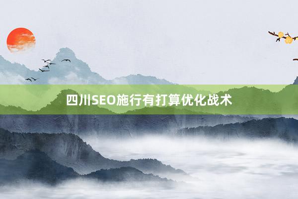 四川SEO施行有打算优化战术